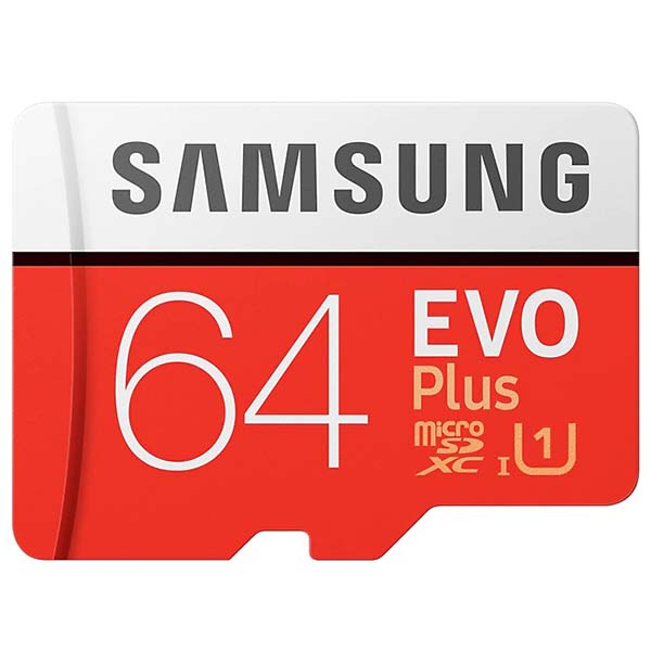 Карта памяти 64Gb Samsung EVO PLUS micro SDHC (10 класс)