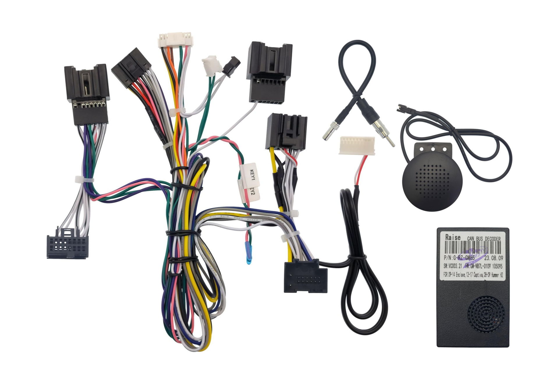 Комплект проводов для установки ANDROID Ksize WS-MTOP06 Chevrolet Captiva 2011-2015 (осн,CAN,CAM)