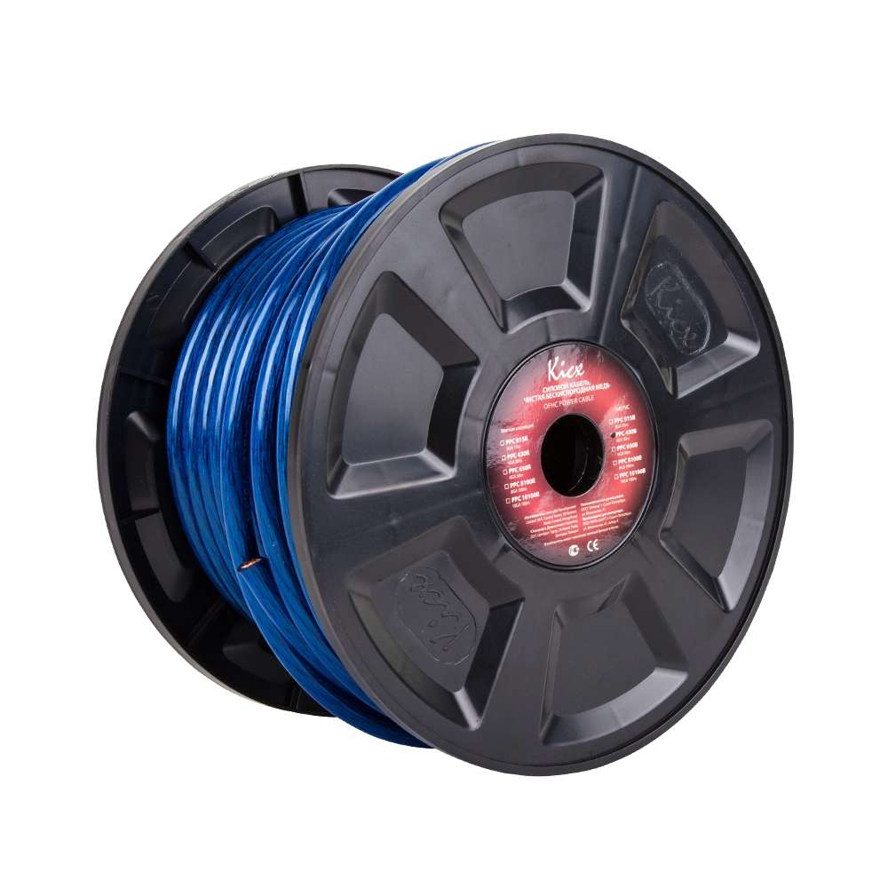 Кабель силовой Kicx PPC 430B (4AWG, синий)