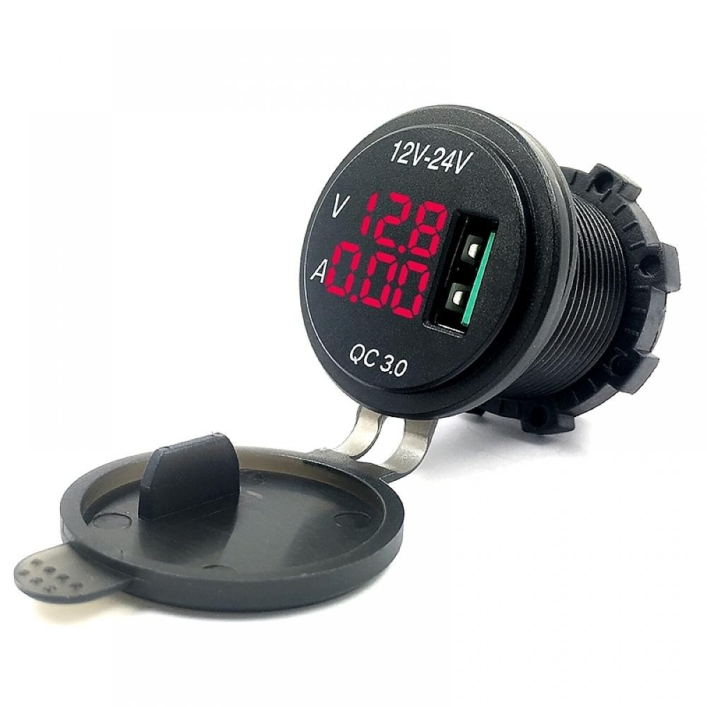 Вольтметр цифровой Kicx KVAC-QC3.0-1R