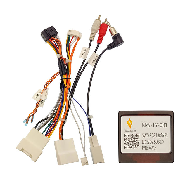 Комплект проводов для установки ANDROID Ksize WS-MTTY78 Toyota 2003-2013 (руль, ант, CAN, AMP)