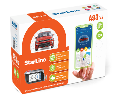 Автосигнализация StarLine A93 V2 2CAN+2LIN ECO