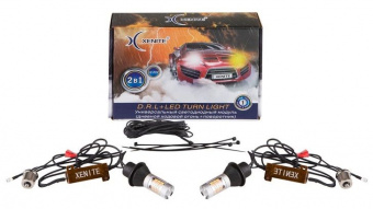 Лампа светодиодная ДХО+поворотник Xenite BS-5412S (Ba15S) 12-24V