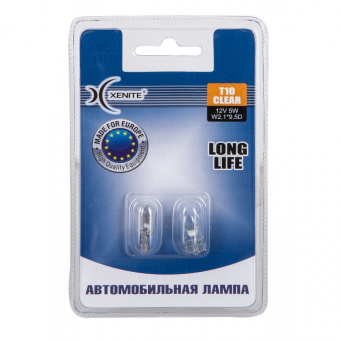 Галогеновая лампа Xenite T10 Clear LONG LIFE