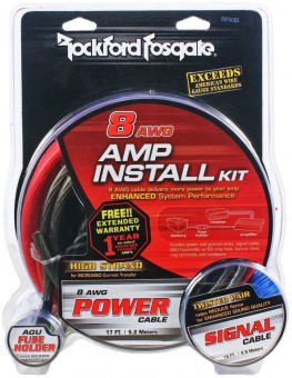 Кабельный набор Rockford Fosgate RFK8 (8GA)