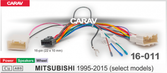 Комплект проводов для установки ANDROID CARAV 16-011 в MITSUBISHI 1995-2015 (основной, мультируль)
