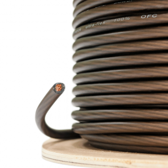 Кабель силовой SWAT SPW-8B (8AWG, медь, черный)