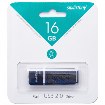 Флешка USB 16Gb Smart Buy Quartz Black